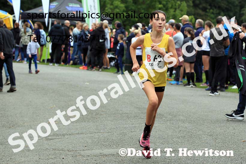 Girls under-13s 2023 Northern 6 and 4 Stage Relays and Youngsters, Birkenhead Park, Wirral.  Photo: David T. Hewitson/Sports for All Pics